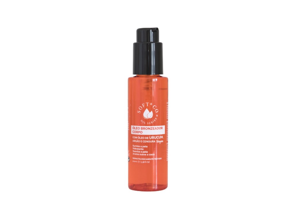 ÓLEO CORPO/BRONZEADOR URUCUM SOFT&CO 100ML