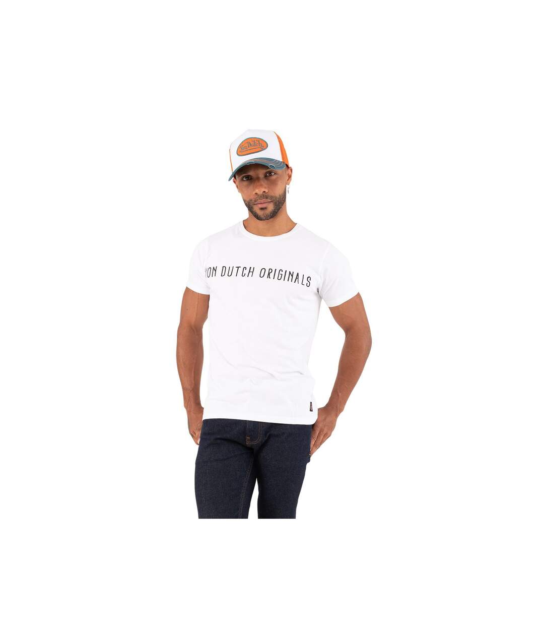 T-shirt col rond regular fit homme en coton Fast