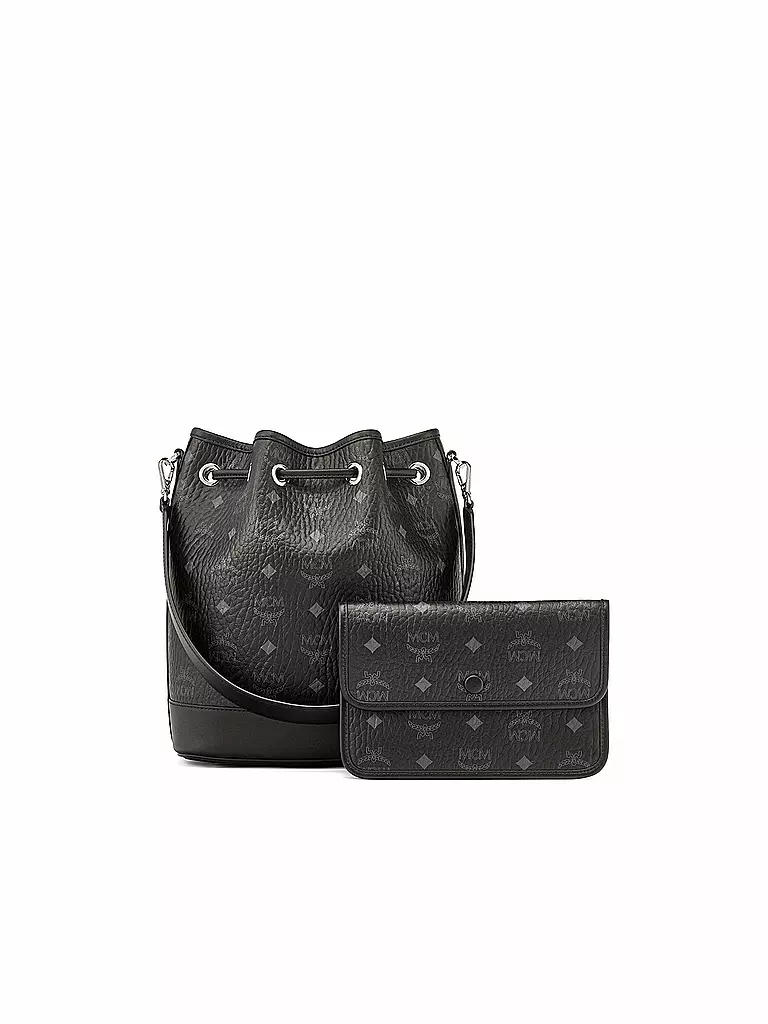MCM Tasche - Bucket Bag DESSAU M schwarz