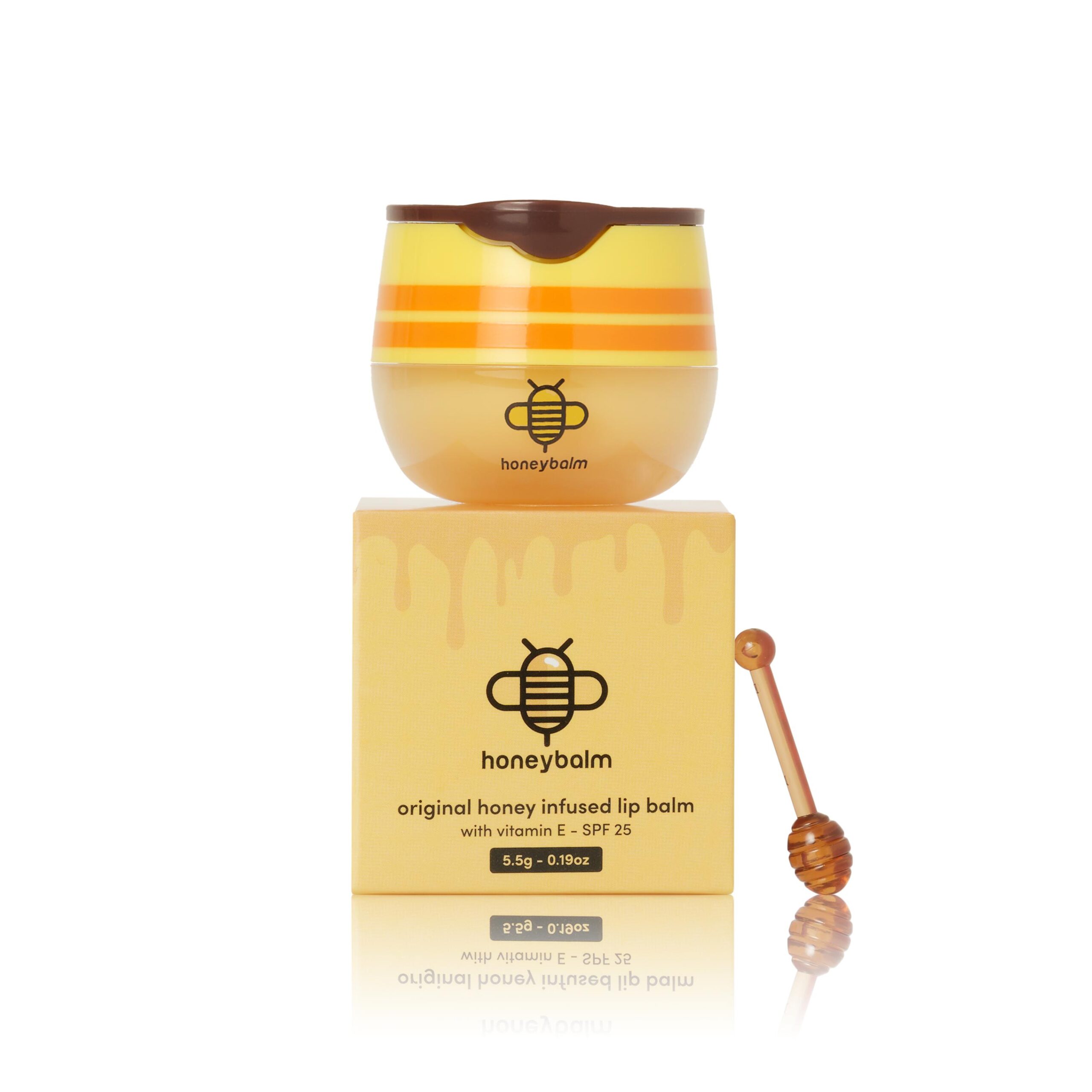 Honeybalm Lippenbalsem Honey + SPF25 (1 stuk)