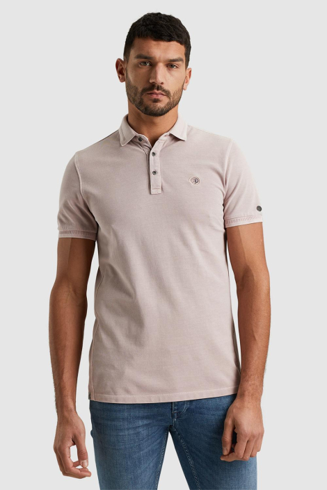 Cast Iron roze heren polo