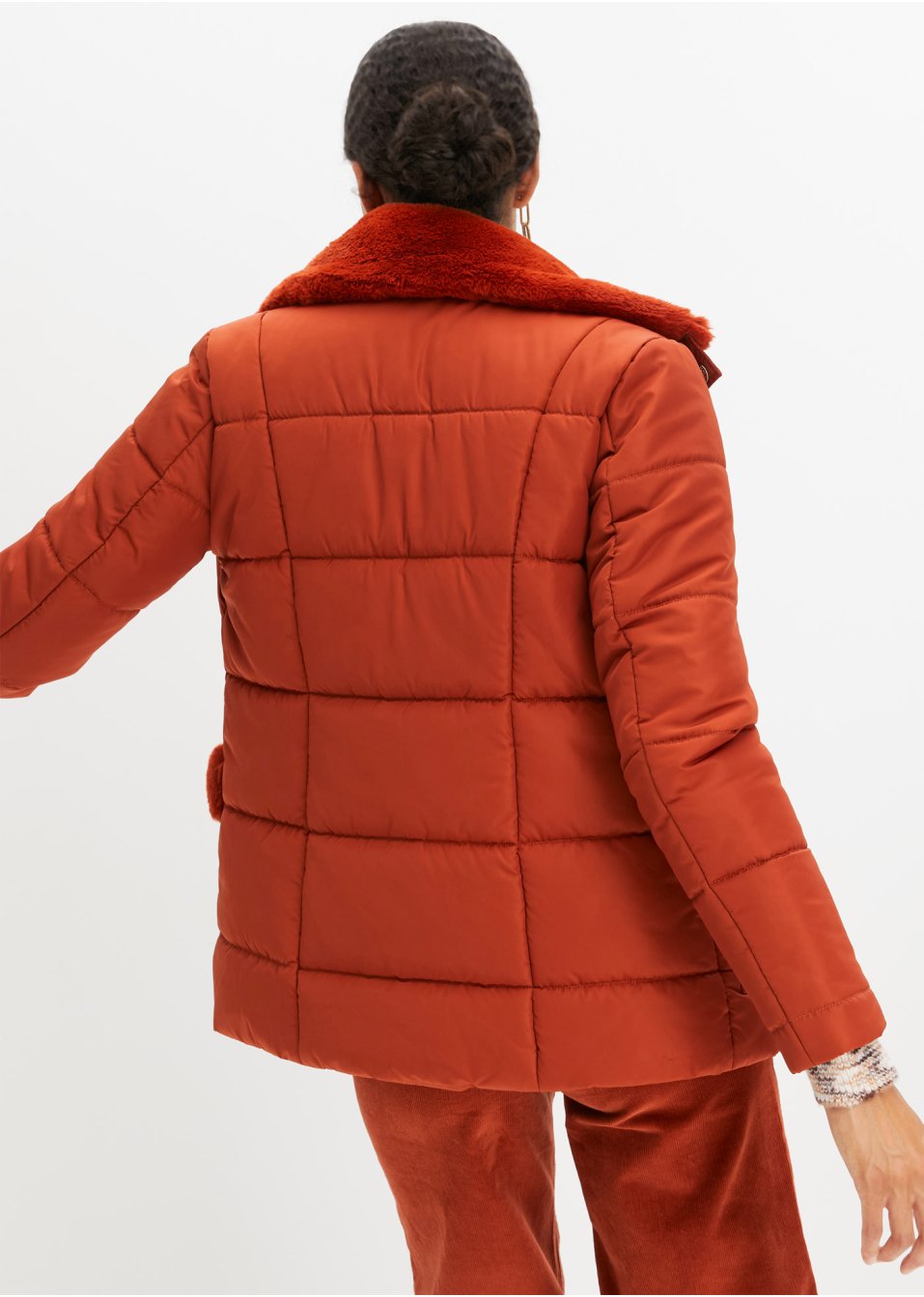 Veste matelassée avec application en synthétique