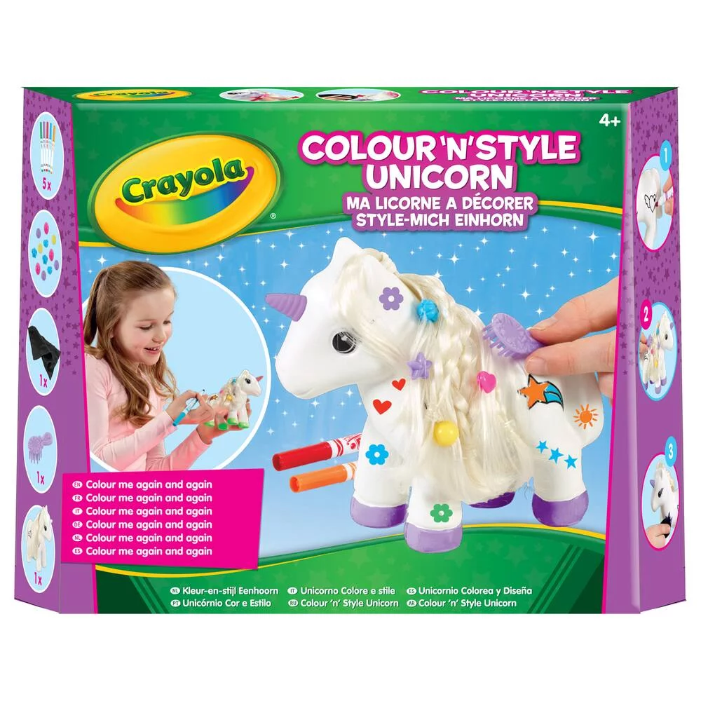 CRAYOLA - LA LICORNE A DECORER