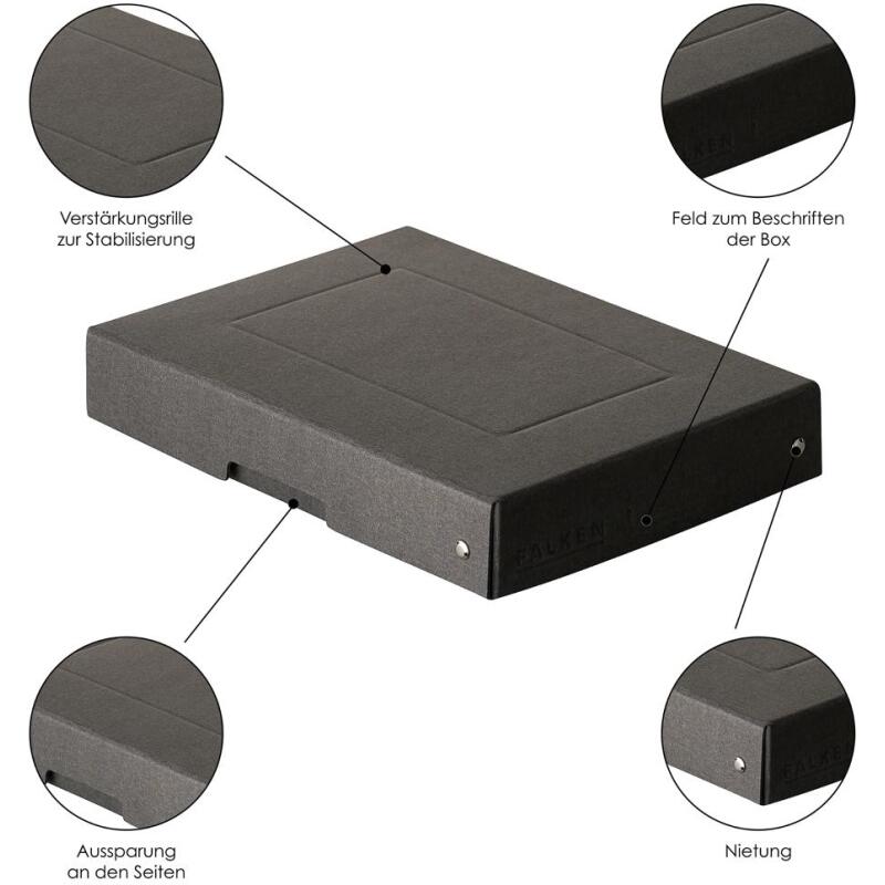 PureBox Black A5 40mm - Noir