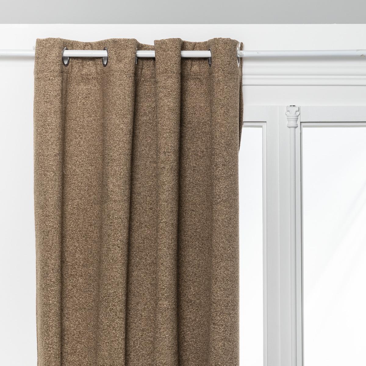 RIDEAU ISOLANT OCCULTANT SOANA TAUPE 140X260CM