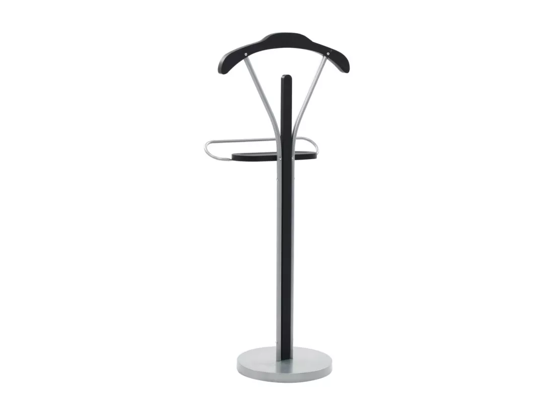 Valet de chambre 45 x 35x107 Noir et gris
