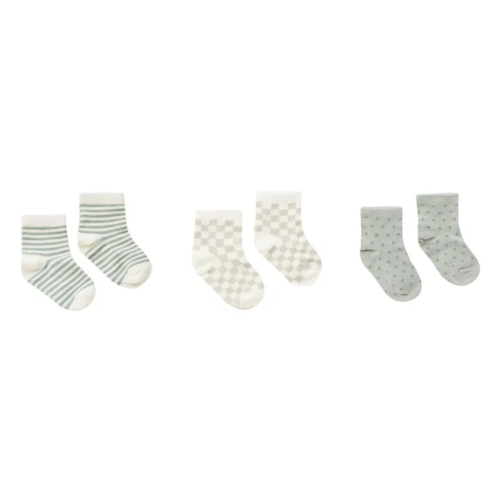 Rylee + Cru Lot 3 Chaussettes | Vert