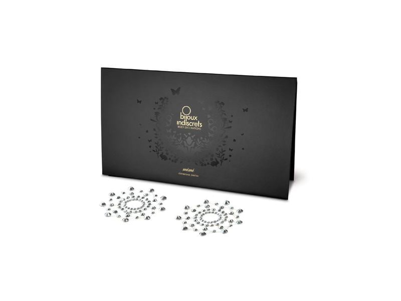 Bijoux Indiscrets Mimi Shinestone Pasties Silber Erotischer Schmuck