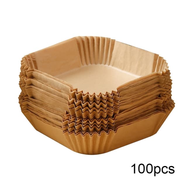 Air Fryer engangspapir til frituregryder 16 cm 100 stk Natur