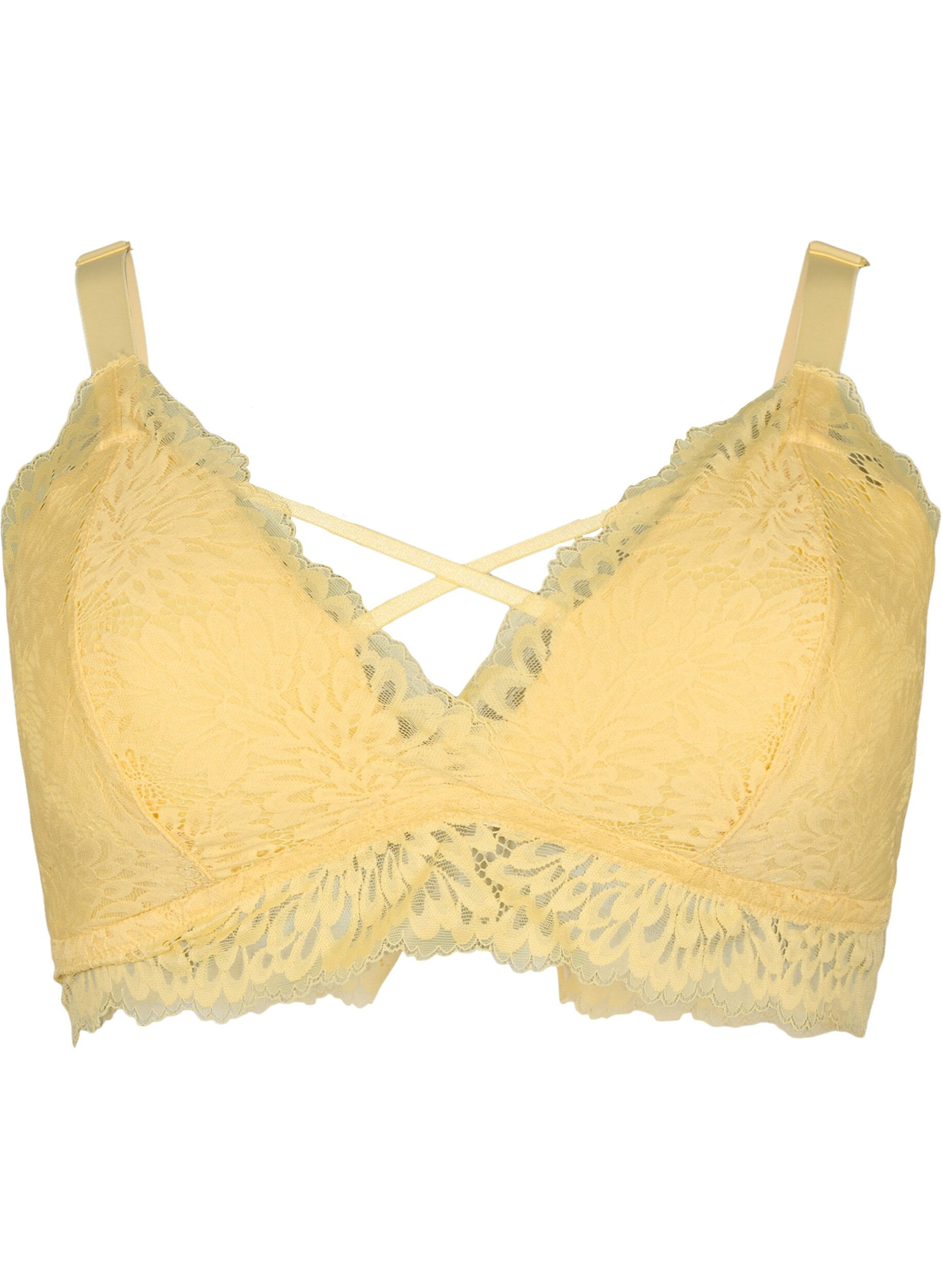 Bralette med stringdetalje og blød vattering