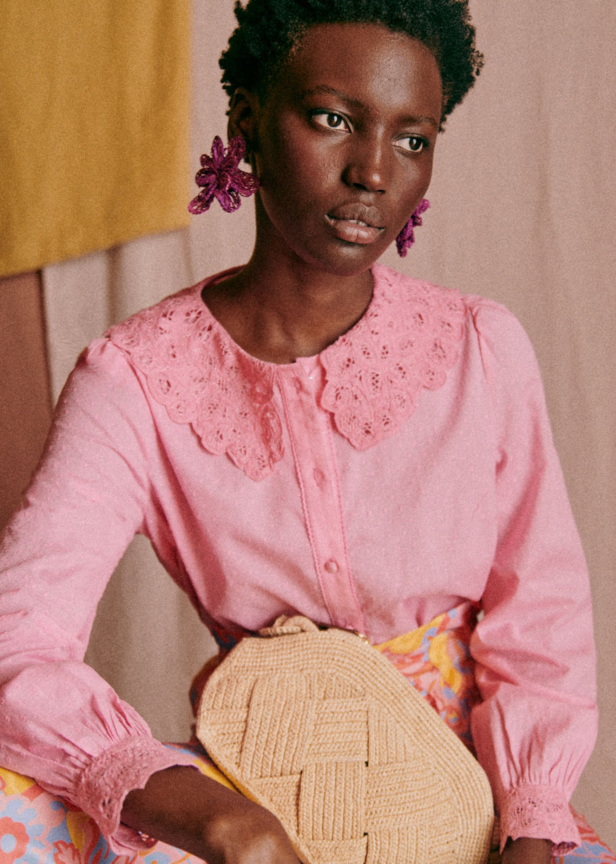 Chemise Katherine - Rose flash - E-SHOP/CHEMISES & BLOUSES 5905228