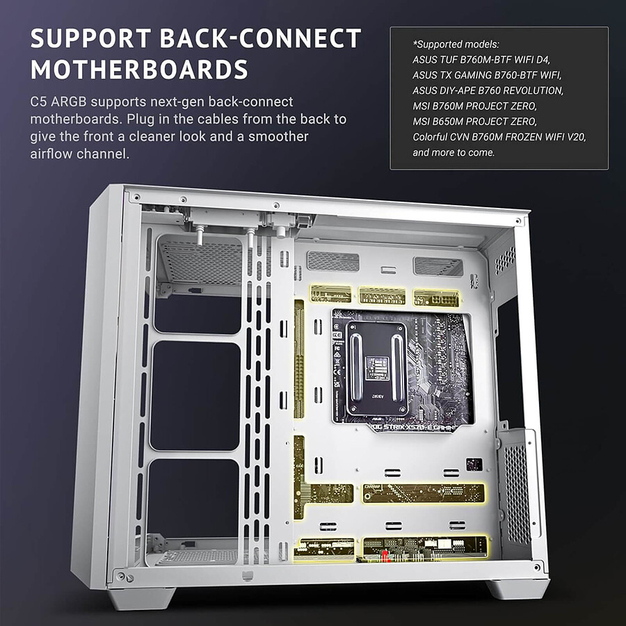 Antec C5 ARGB - Blanc
