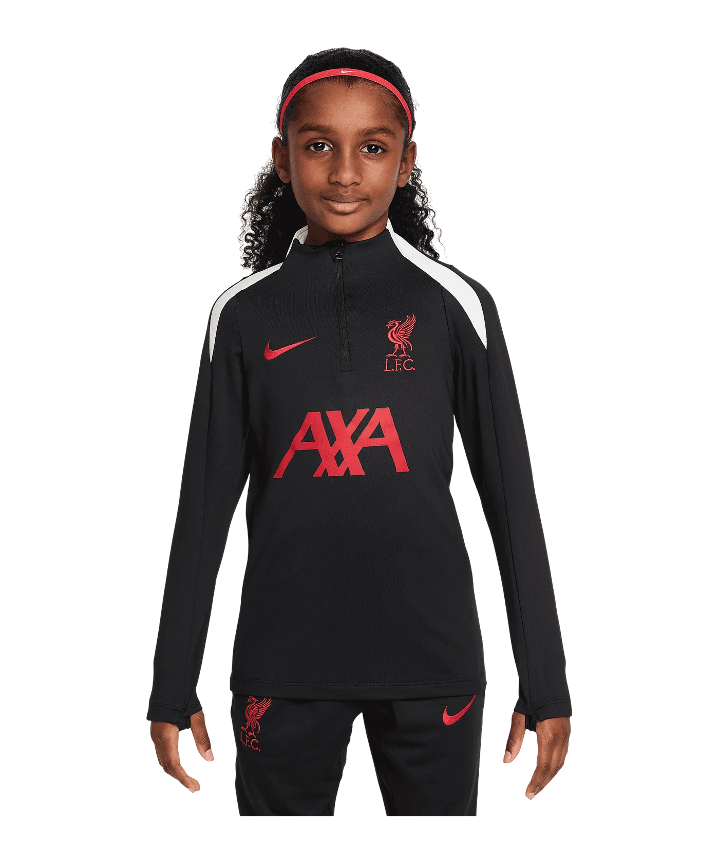 Nike FC Liverpool Strike Drill Top Sweatshirt Kids Schwarz F013
