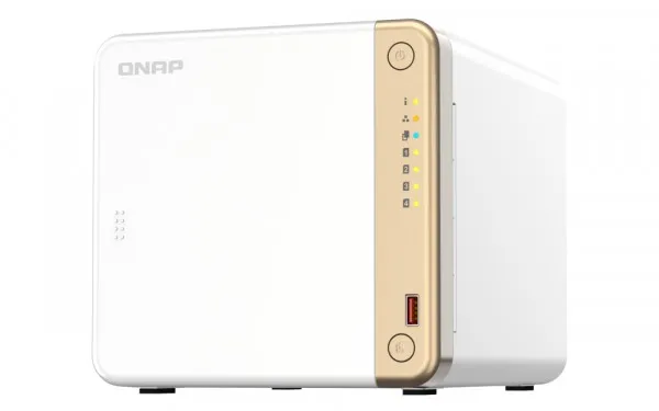 QNAP TS-462 - NAS-server - 4 bays - SATA 6Gb/s - RAID 0, 1, 5, 6, 10, JBOD - RAM 4 GB - 2.5 Gigabit Ethernet - iSCSI support