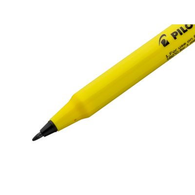 Pilot PERMAWASH - Marqueur permanent - pointe fine - noir