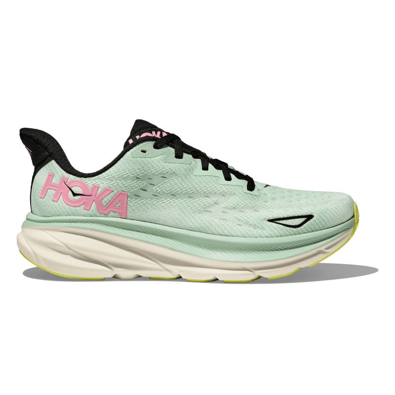 hoka clifton 9 loebesko dame 38 1127896 mint fluorite snow melt