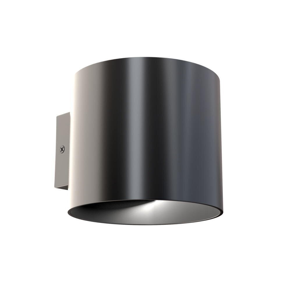 Ronde wandlamp in zwart G9