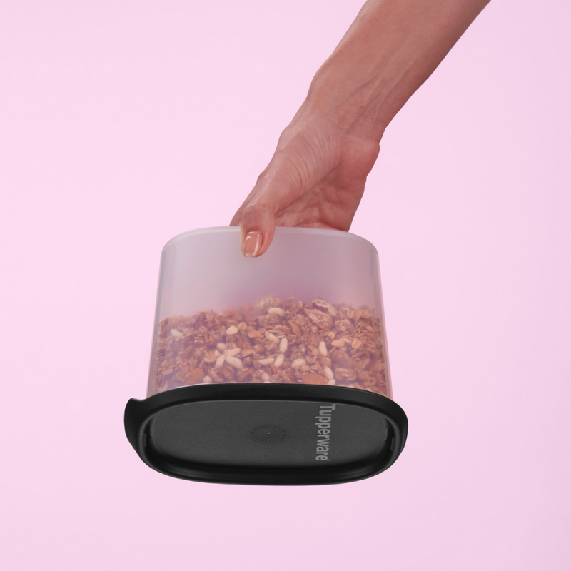 One Touch Fresh® 1,1 l Stapelbarer Vorratsbehälter für Zucker, Gries, Kakao und vieles mehr
