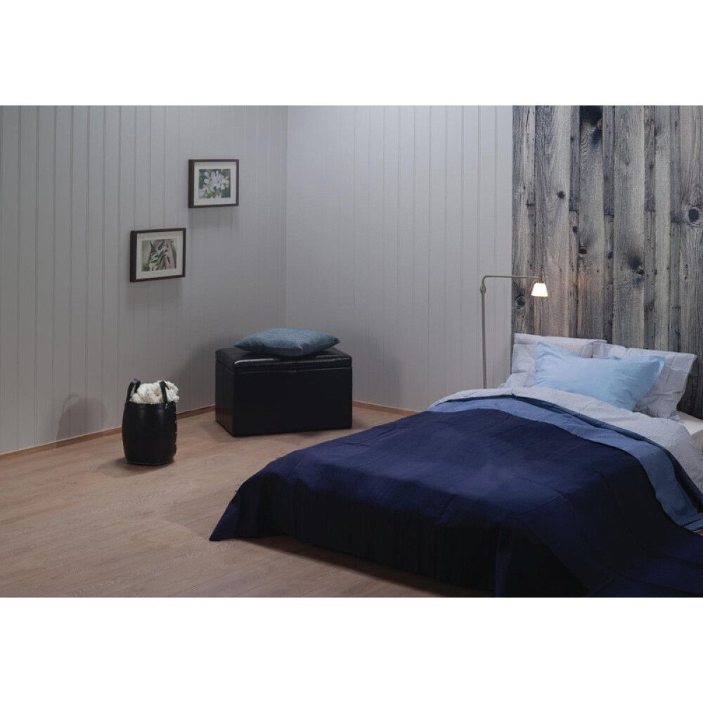 VEGGPLATER HUNTONIT SKYGGE FROST 2390X620X11MM 2STK/PK