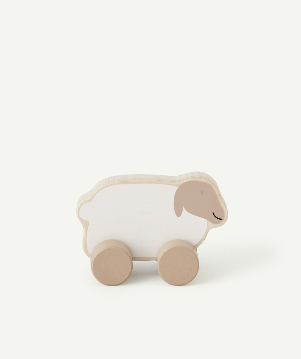 JOLLEINJOUET MOUTON SUR ROULETTES EN BOIS