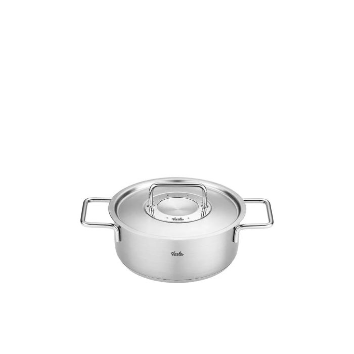 Fissler Pure Collection Bratentopf 24 cm mit Metalldeckel