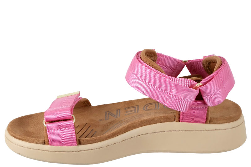 WODEN LINE AURORA SANDAL I PINK TEKSTIL