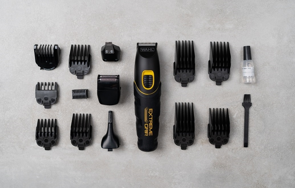 Wahl Multifunktionstrimmer »Extreme Grip Advanced« 14 Aufsätze Rutschfester Griff, Lithium-Ionen-Technologie, USB Aufladung