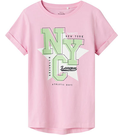 Name It T-Shirt - NkfVix - Pink Frosting/NYC