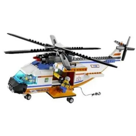 LEGO® City 7738 Helikopter der Küstenwache mit Rettungsinsel