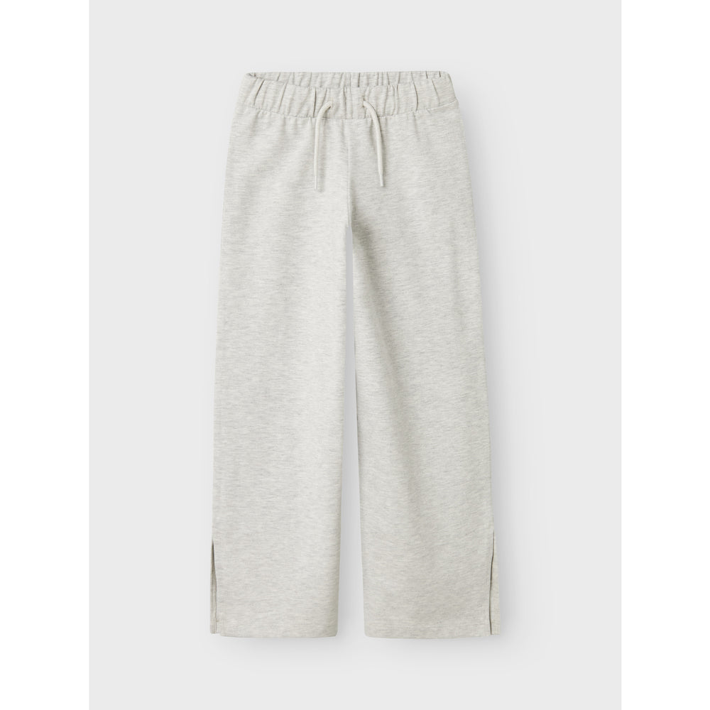 Køb Name It Light Grey Melange Nkfkarrie Wide Sweat Bukser Unb