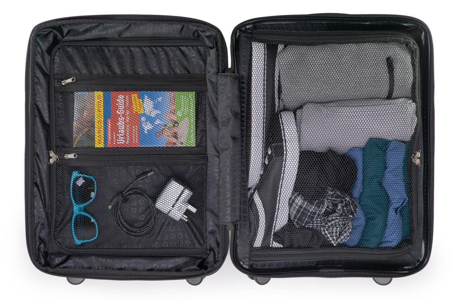 Hauptstadtkoffer Hartschalen-Trolley »Mitte, verschiedene Grössen und Farben« 37 l 4 Rollen Hartschalen-Koffer Reisegepäck TSA Schloss Volumenerweiterung bei M/L