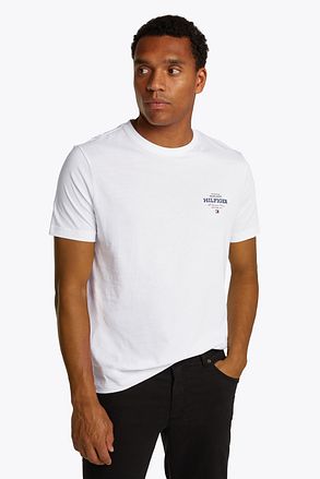 Tommy Hilfiger T-shirt Logo Monotype Wit MW0MW38644-YBR kopen