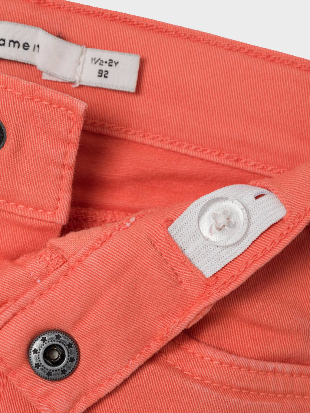 NAME IT regular fit casual short NMMSILAS oranje