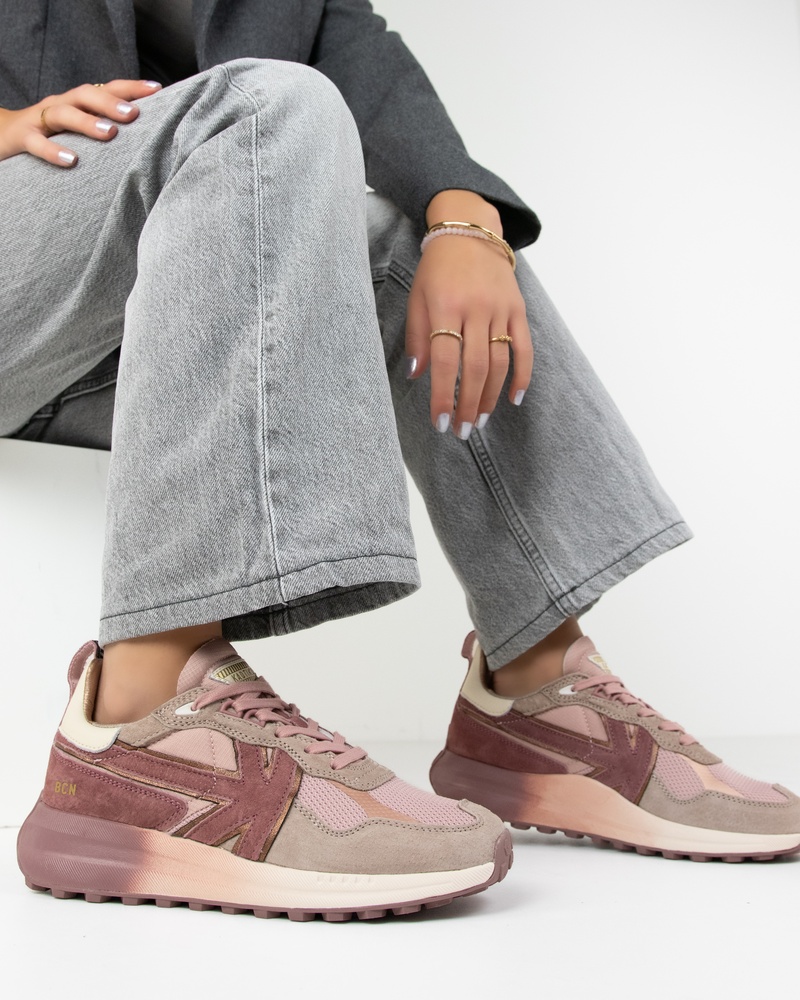 Kaotiko Detroit Faded Lage sneakers  - roze