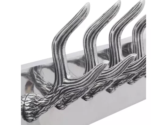 Cintre/portemanteau en aluminium Argent