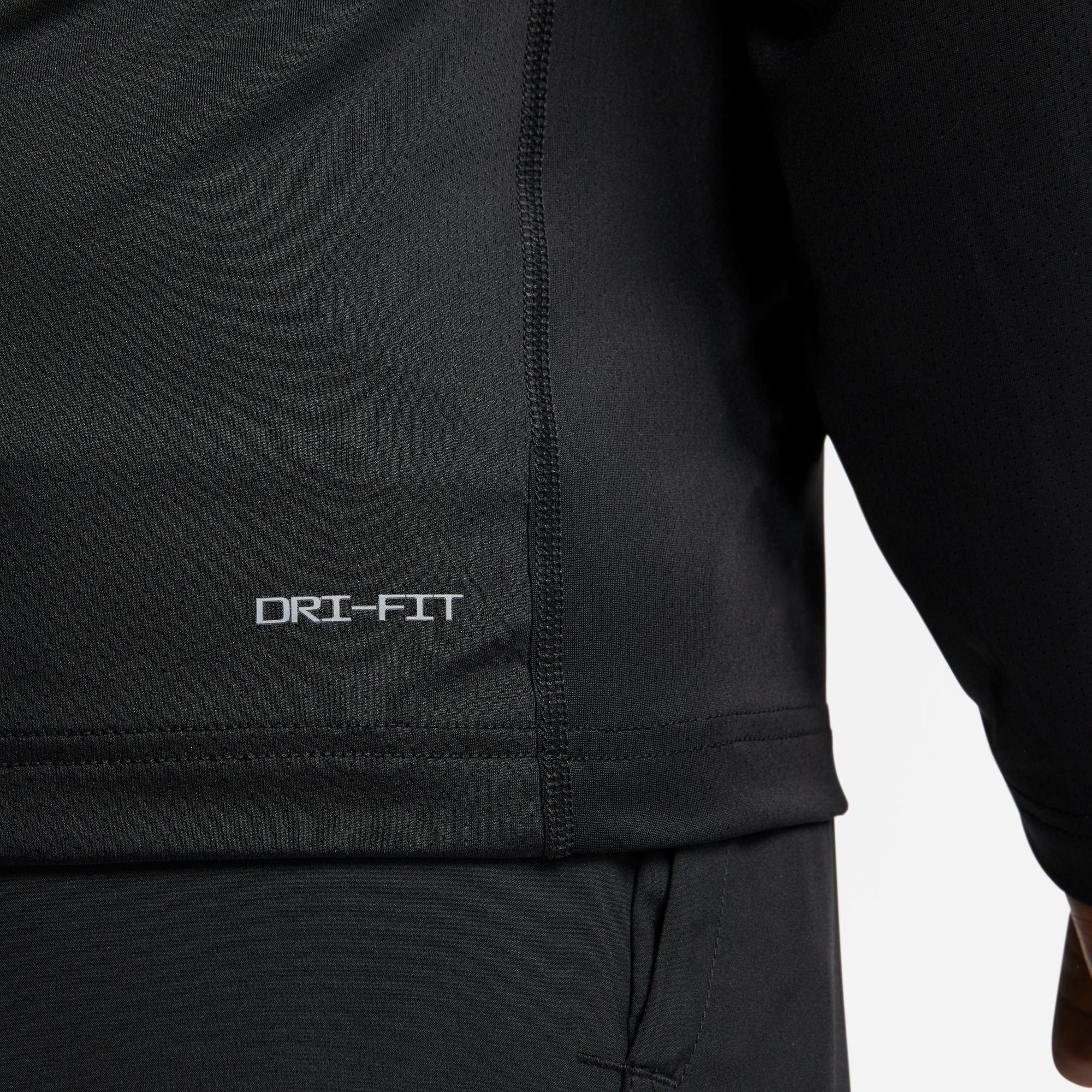 Nike Ready Mens Dri FIT 1 4 Zip Fitness Top