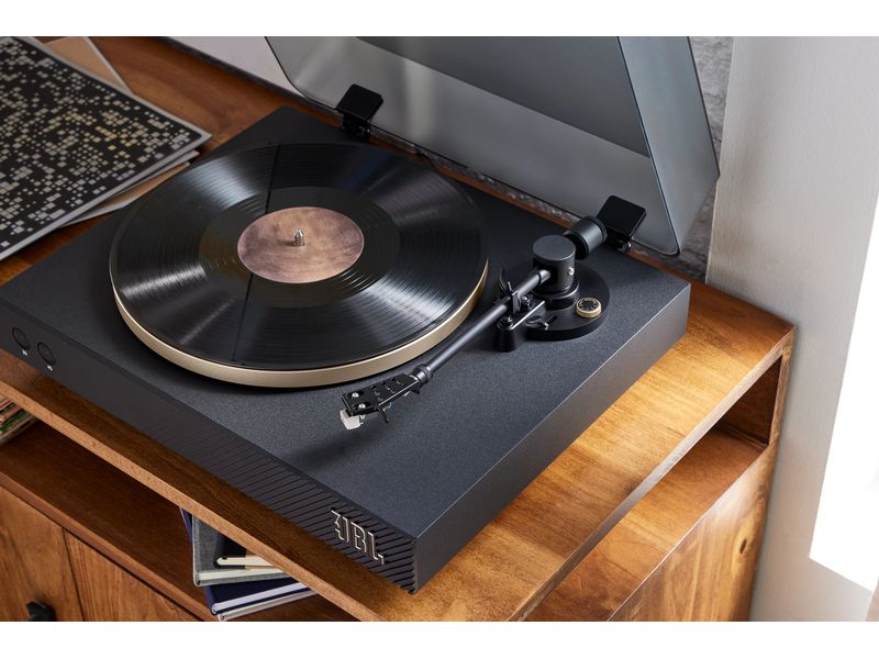 JBL Plattenspieler mit Bluetooth Spinner BT Gold/Schwarz Bluetooth-Plattenspieler