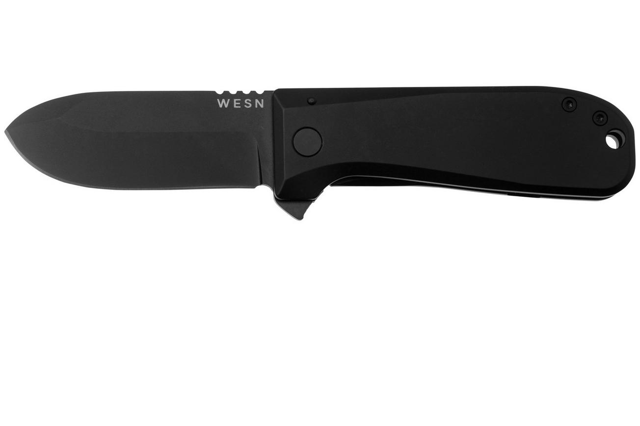 WESN Allman Blacked Out SN04-5, CPM S35VN, Titanium, zakmes