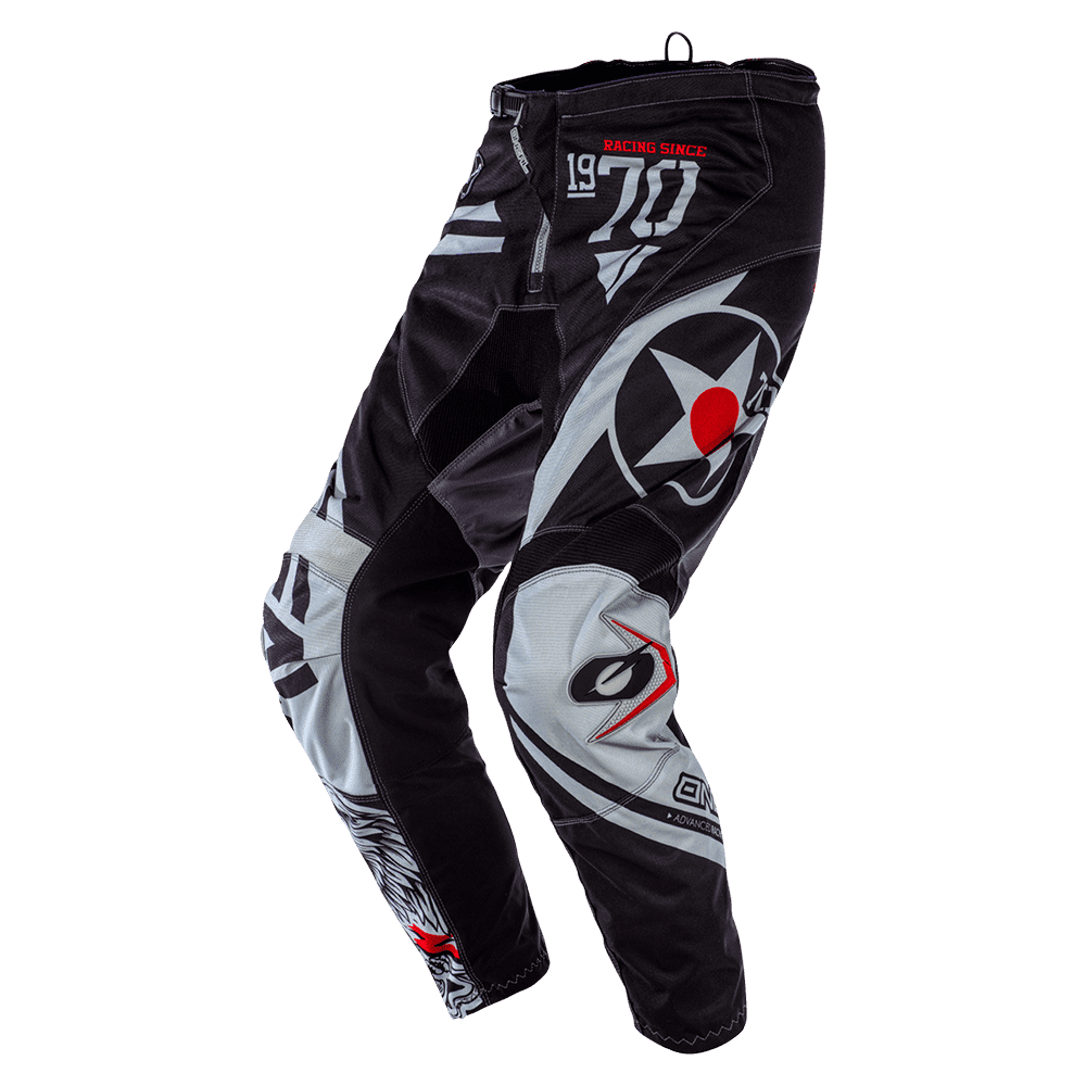 O'Neal Element Warhawk MTB Bukser Sort / Grå / Rød