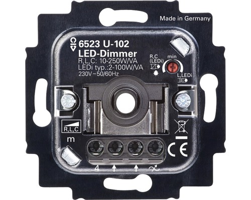 Busch-Jaeger 6523 U-102 LED Busch Draaidimmer Inzetstuk 2-100W