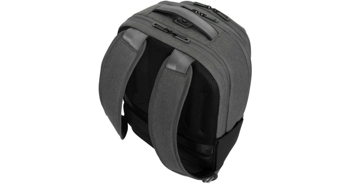 Targus15.6” Cypress Hero Backpack with Find My Locator rugzak  (Grijs)