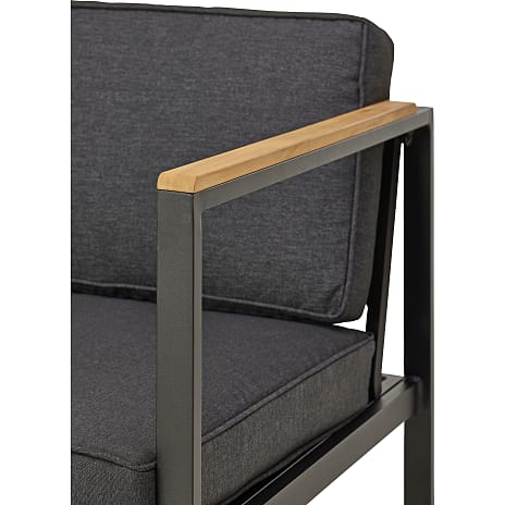 Ohio 2-personers loungesofa - Antracit