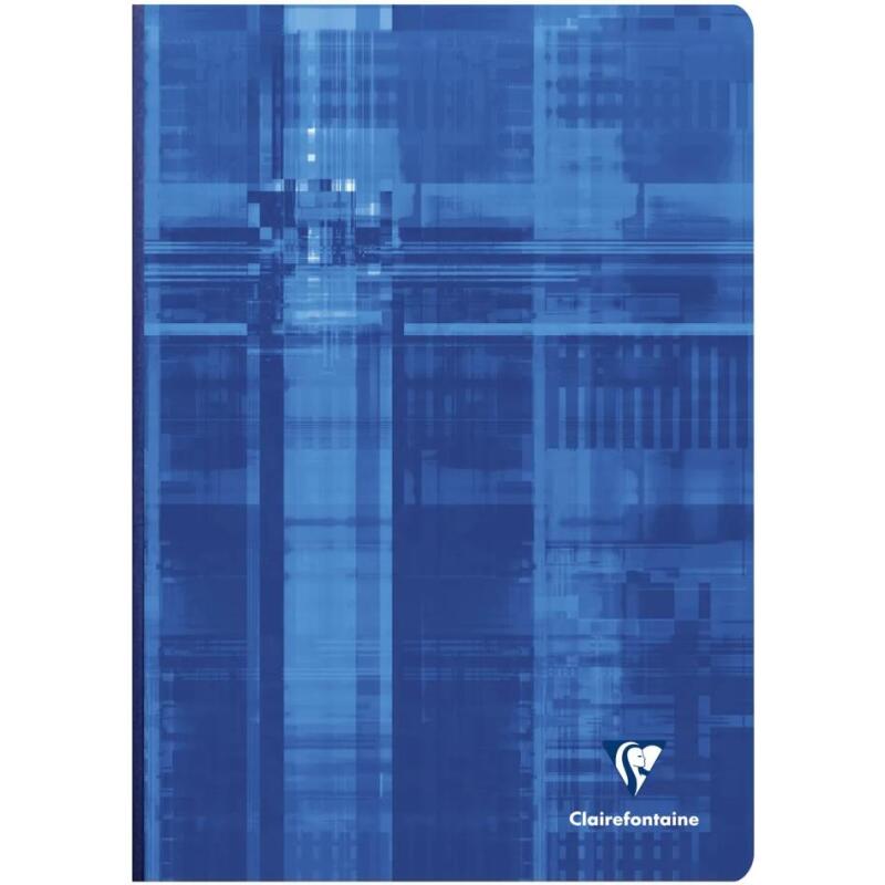 Cahier brochure dos toilé A4 96 feuilles unies couleur aléatoire