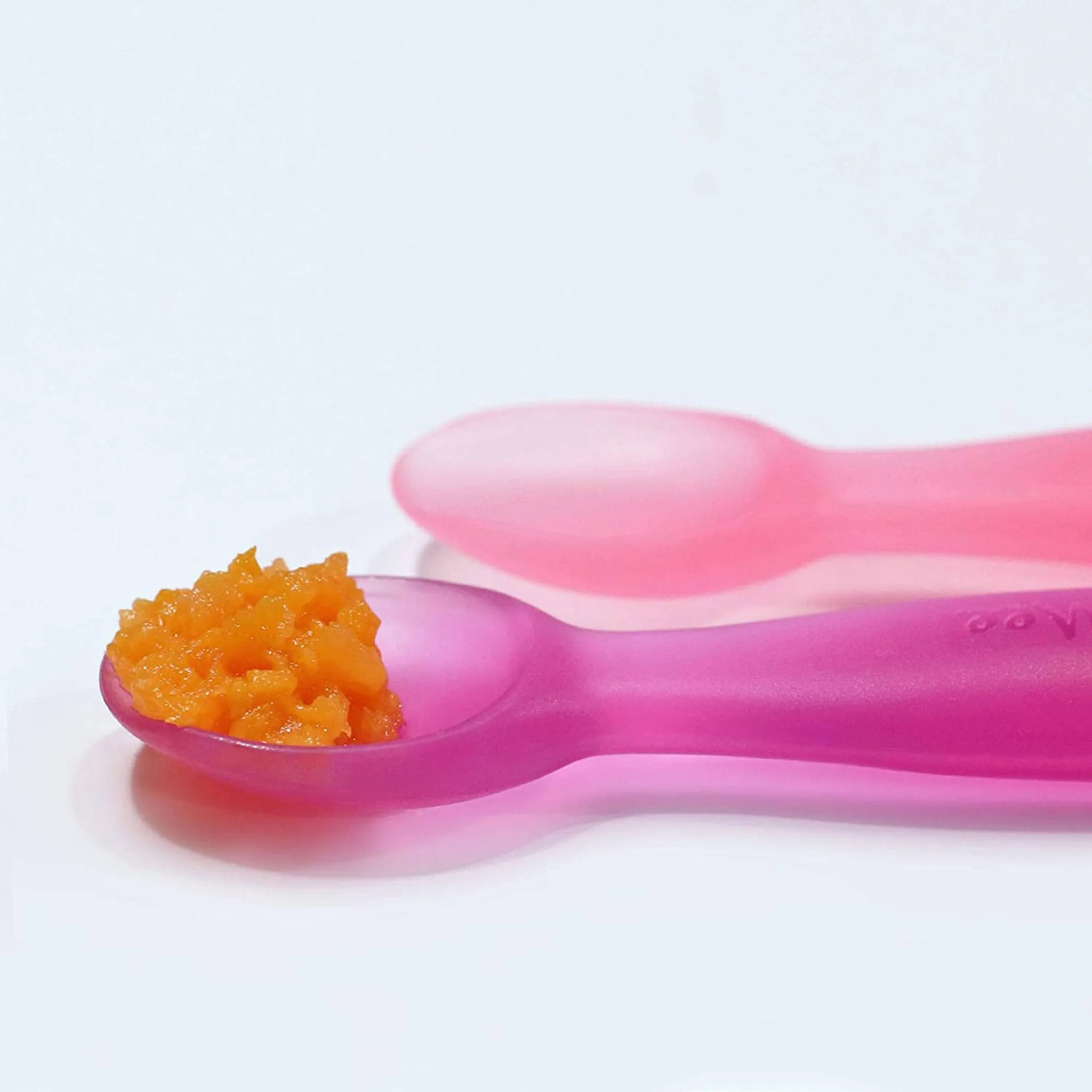 ChooMee Cuillère FirstSpoon Paquet de 2 - Rose Mauve