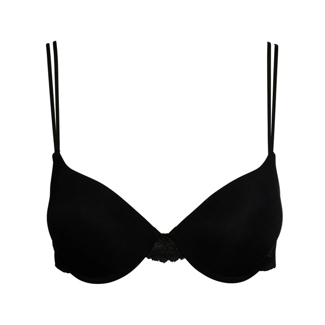 After Eden Push-up-BH »BOOST«, glatte Cups, Gelkissen, mit Bügel, mit Spitze, push up, feminin