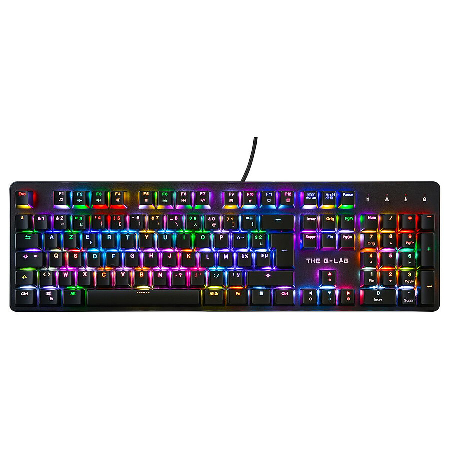The G-Lab Keyz Rubidium - Outemu Red - Noir