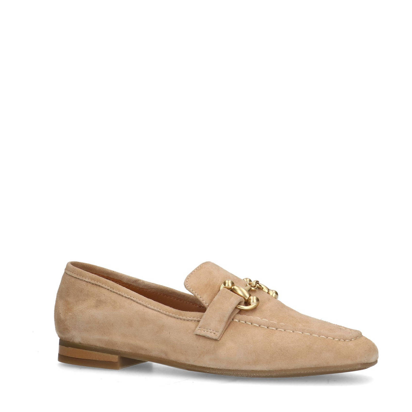 Manfield suède loafers beige