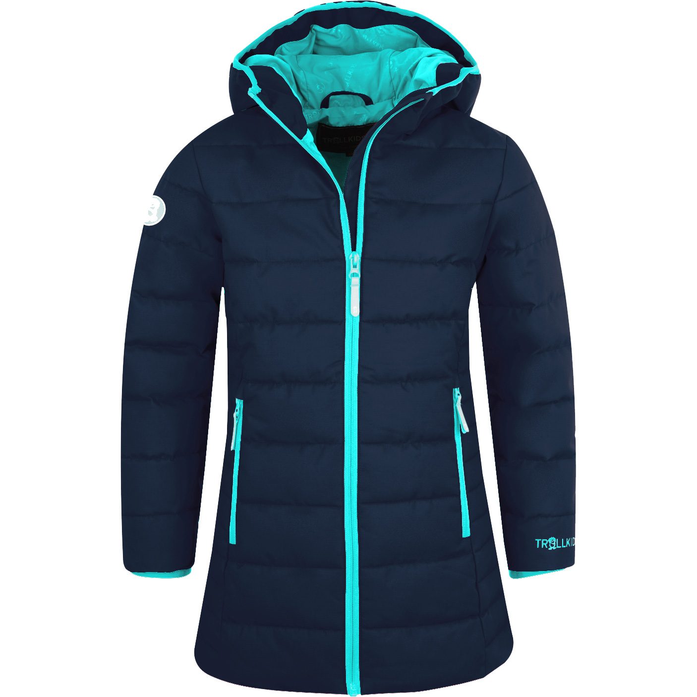 Trollkids Stavanger Mantel Mädchen navy