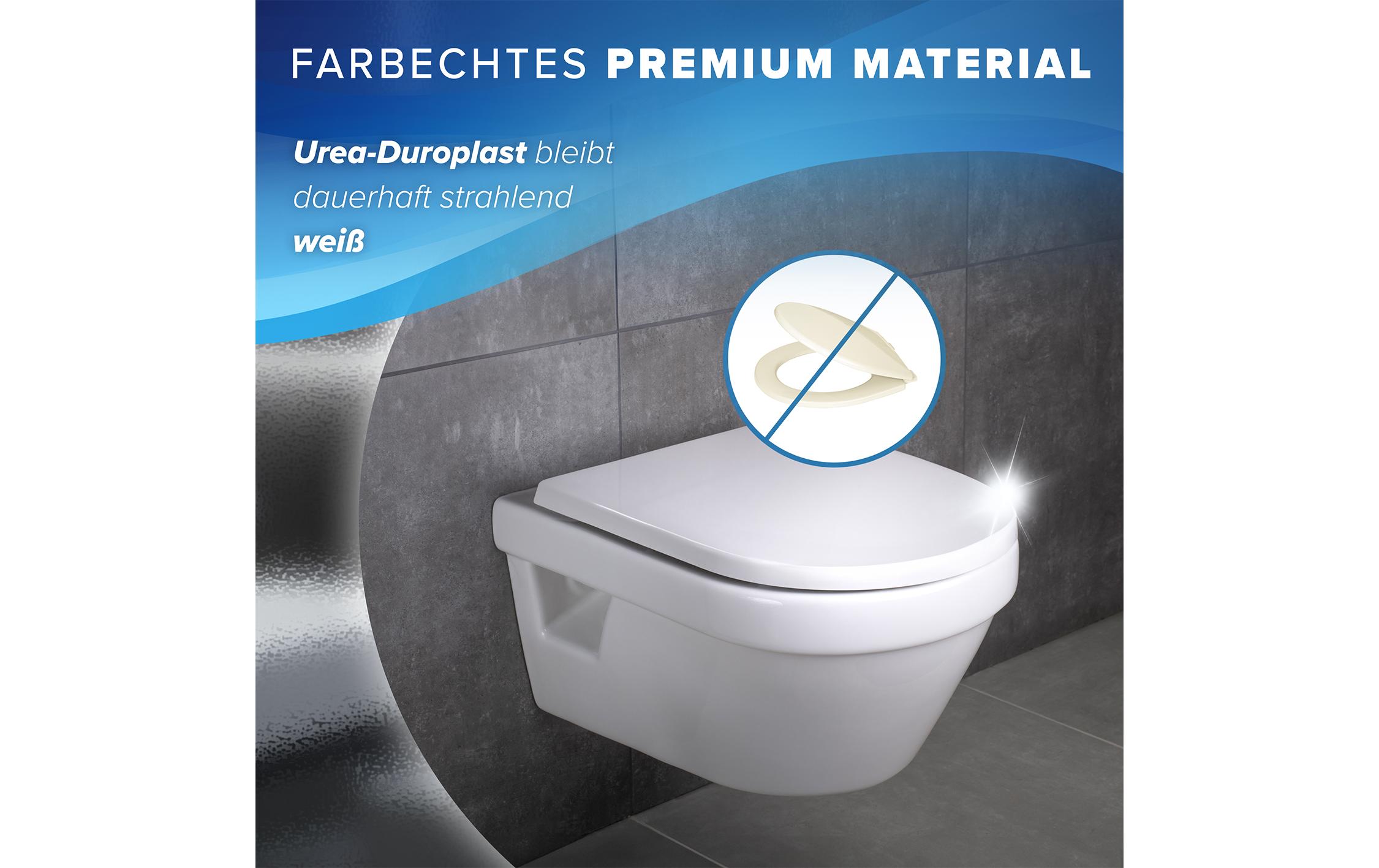 Toilettensitz D-FormWC-Sitz