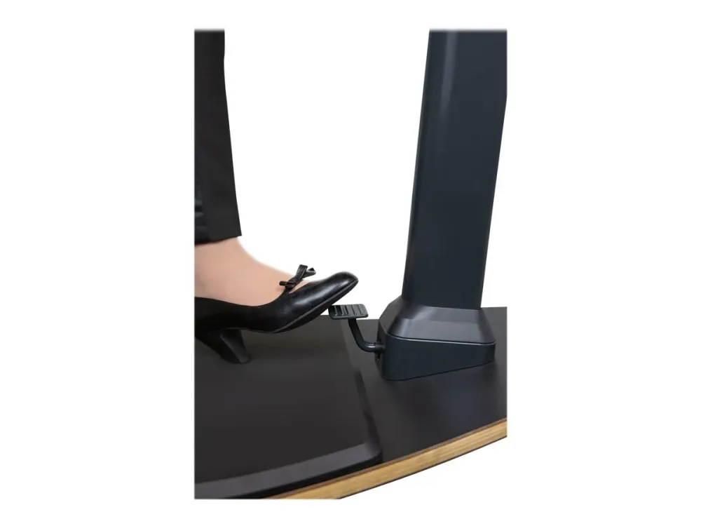 DELTACO Office Premium - Læretaburet - ergonomisk - kurvet kant - polyurethanskum - sort